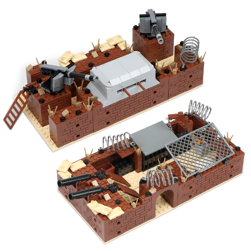 Model Kit Ww2 - Hot WW2 Military Trench Bunker Defense