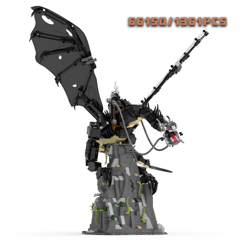 Model Kit Companies - 1361pcs Witch King Fell Beast Building