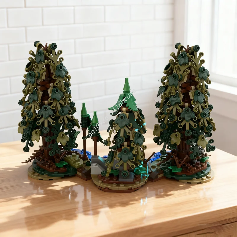 Model Kit Harry Potter - 468pcs MOC HP Modular Forbidden Forest