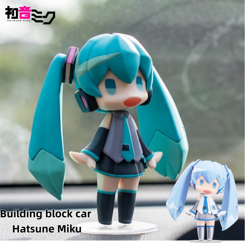 Model Kit Japanese - Miku Anime Figure & Building Blocks