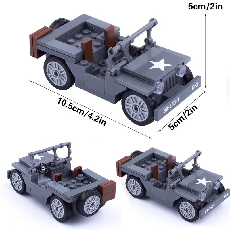 Model Kit Ww2 - MOC WW2 Military US Figures Willy