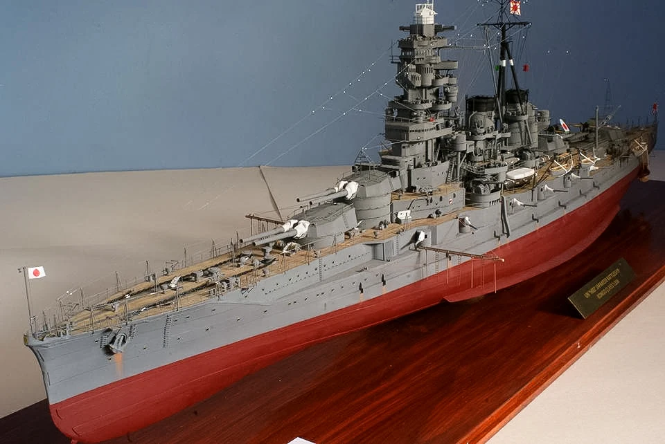 Model Kit Ww2 - 1:200 Scale WW2 Battleship Hiei DIY