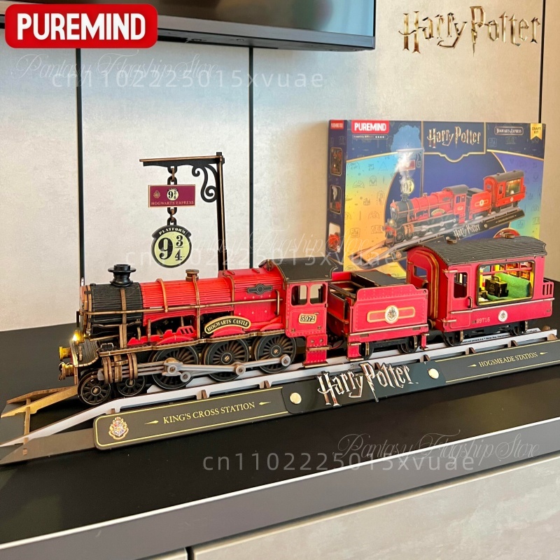 Model Kit Harry Potter - PUREMIND Harry Potter Building Blocks Hogwarts