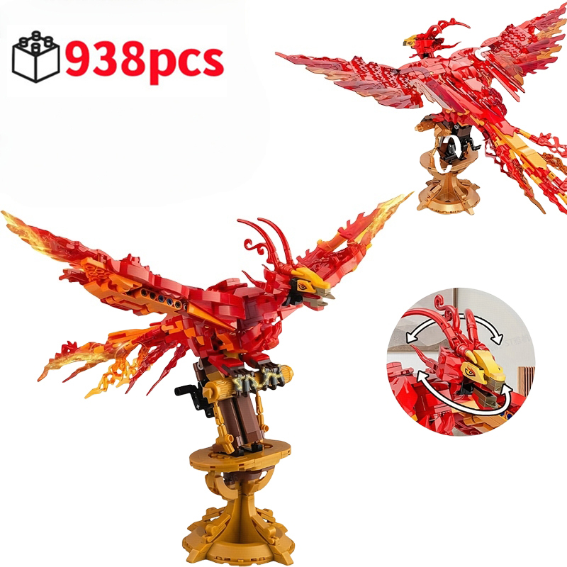 Fire Phoenix MOC Building Kit  - Model Kit Harry Potter review and price