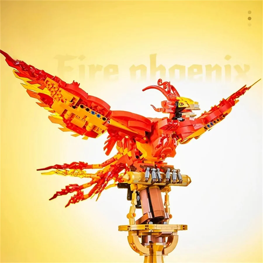 Fire Phoenix MOC Building Kit  - Model Kit Harry Potter review and price