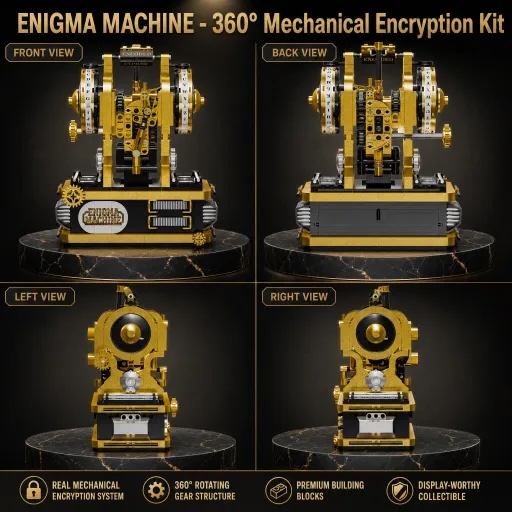 Enigma Machine Building Blocks - Model Kit Companies review and price
