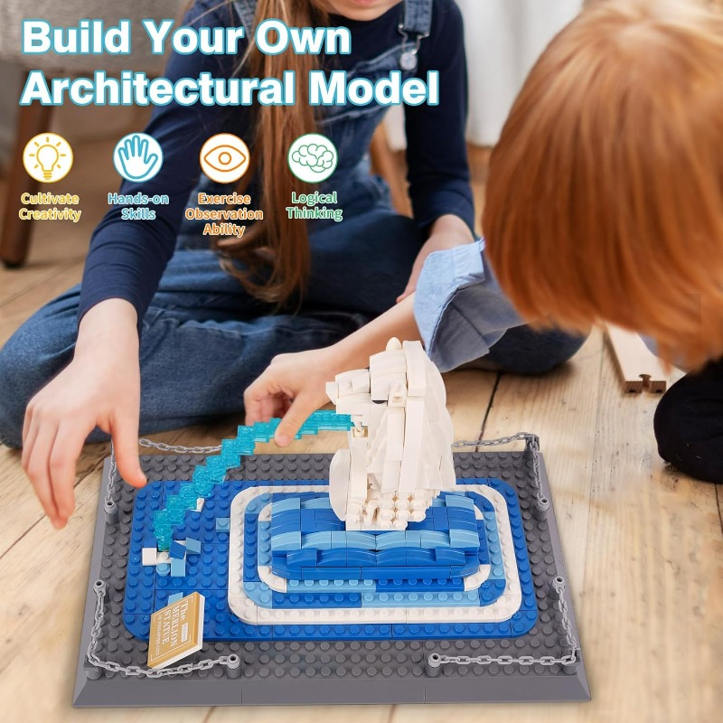 503 Piece Singapore Merlion St - Model Kit Singapore review and price