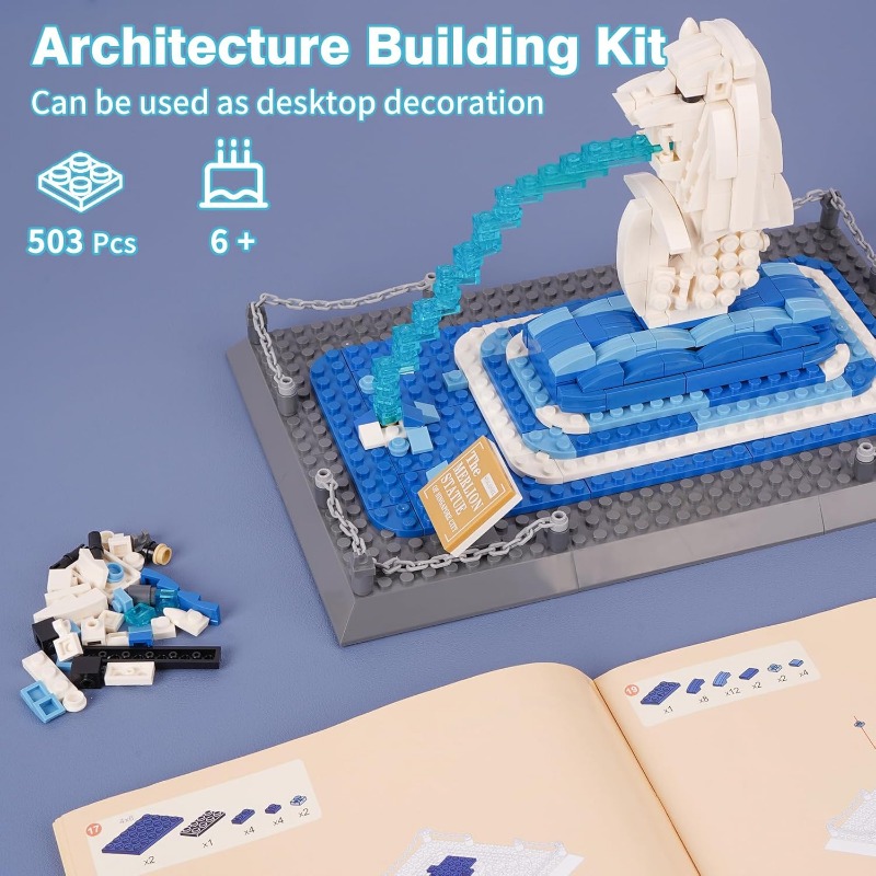 503 Piece Singapore Merlion St - Model Kit Singapore review and price