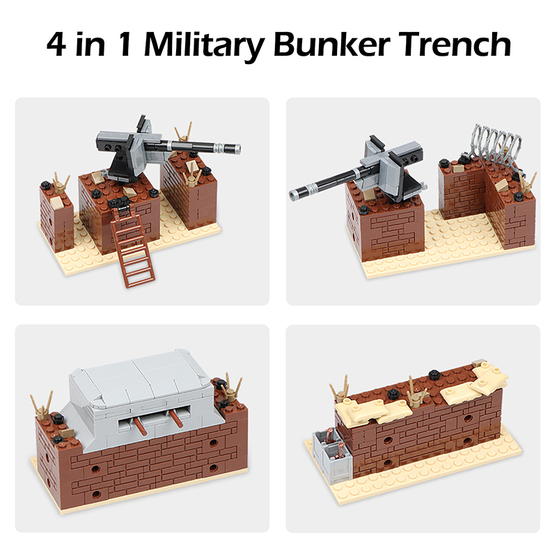 Hot WW2 Military Trench Bunker - Model Kit Ww2 review and price