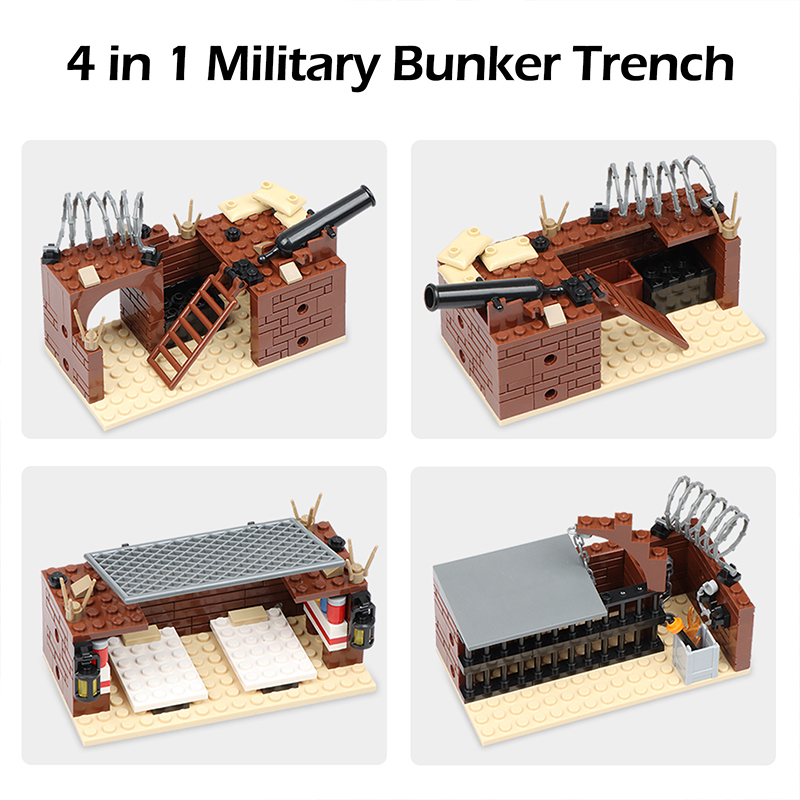 Hot WW2 Military Trench Bunker - Model Kit Ww2 review and price