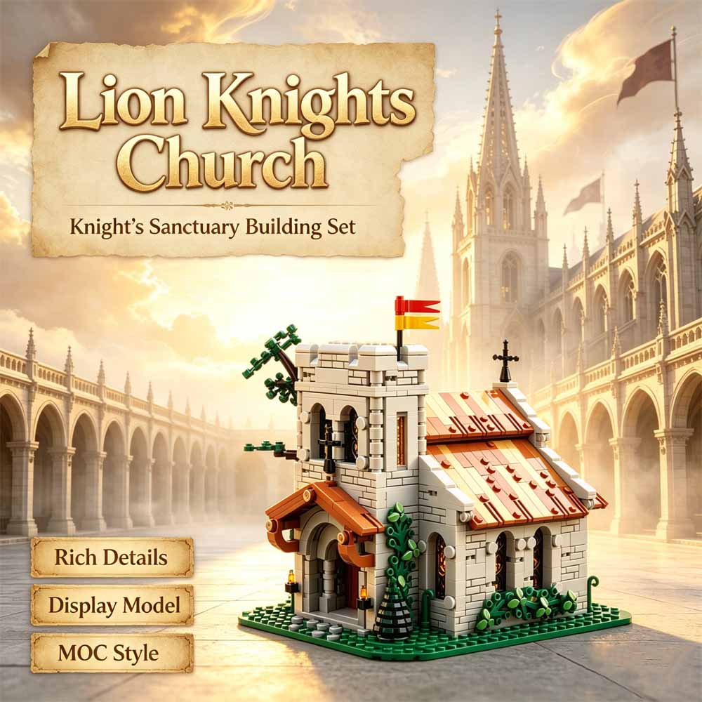 Medieval Lion Knights Church B - Model Kit Knight review and price