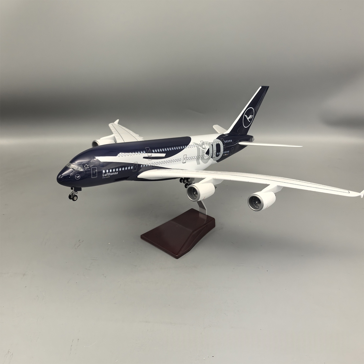 New 45cm Lufthansa A380 100 Ye - Model Kit Resin review and price