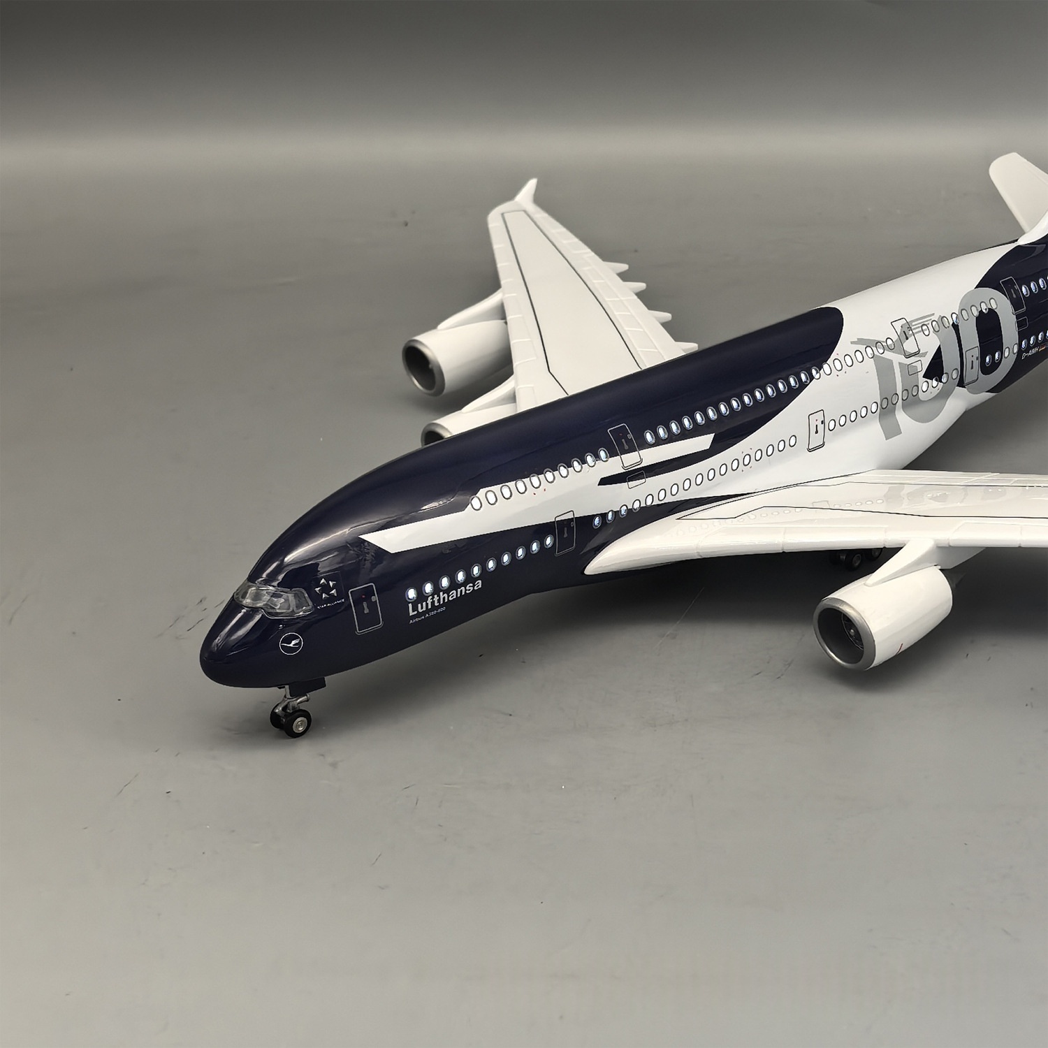 New 45cm Lufthansa A380 100 Ye - Model Kit Resin review and price
