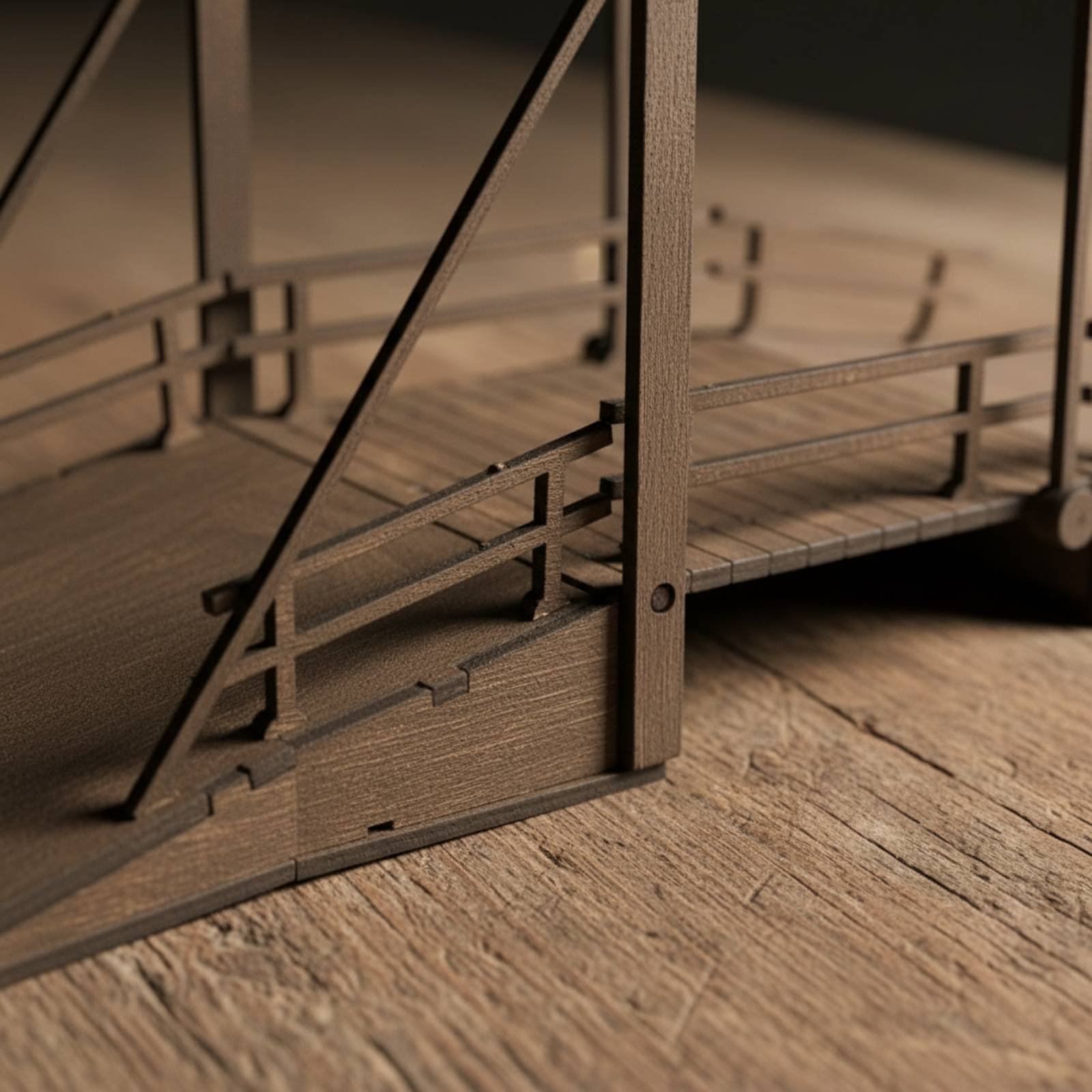 WW2 Display Scene Bridge Handm - Model Kit Ww2 review and price