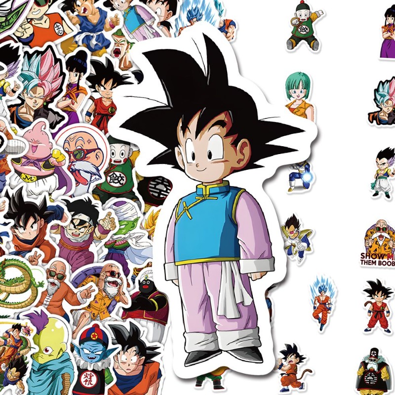 60pcs Anime Dragon Ball sticke - Model Kit Dragon Ball review and price