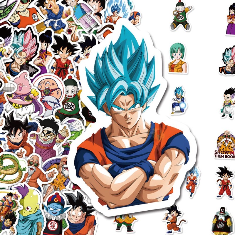 60pcs Anime Dragon Ball sticke - Model Kit Dragon Ball review and price