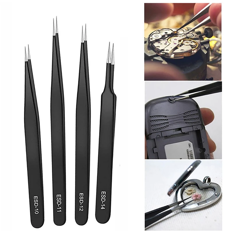 Precision Tweezers Set ESD Ant - Model Kit Nippers review and price
