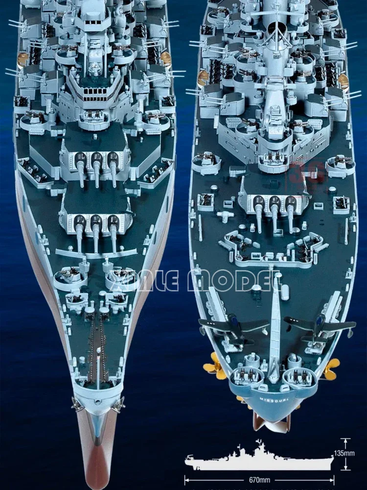 Academy 1/400 14401 U.S. Navy  - Model Kit Uss Missouri review and price