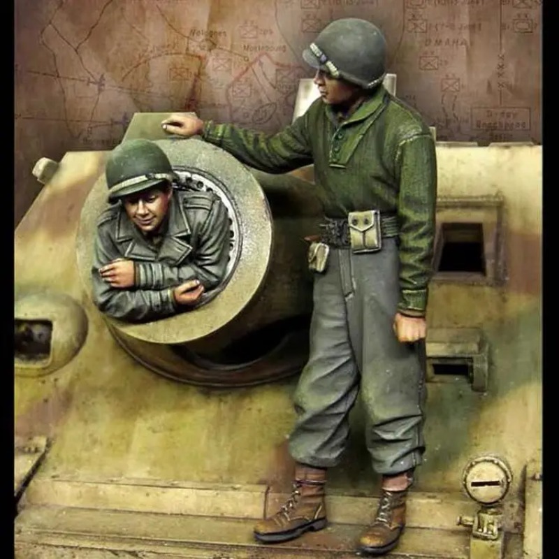 1/35 Scale Resin Figure Die-ca - Model Kit Ww2 review and price