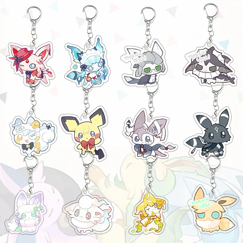 Eeve Family Acrylic Keychain S - Model Kit Umbreon review and price