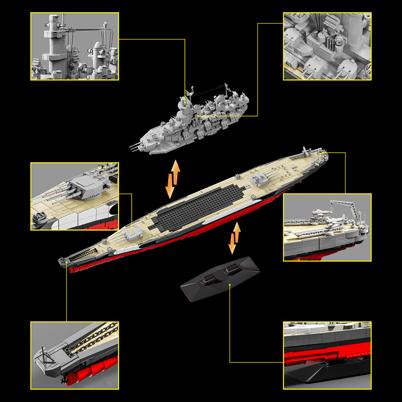 Military 1:300 USS Missouri Bu - Model Kit Uss Missouri review and price