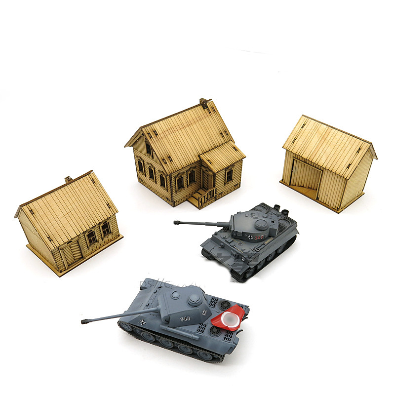 1/72 Wooden Assembly House Eur - Model Kit Manual review and price