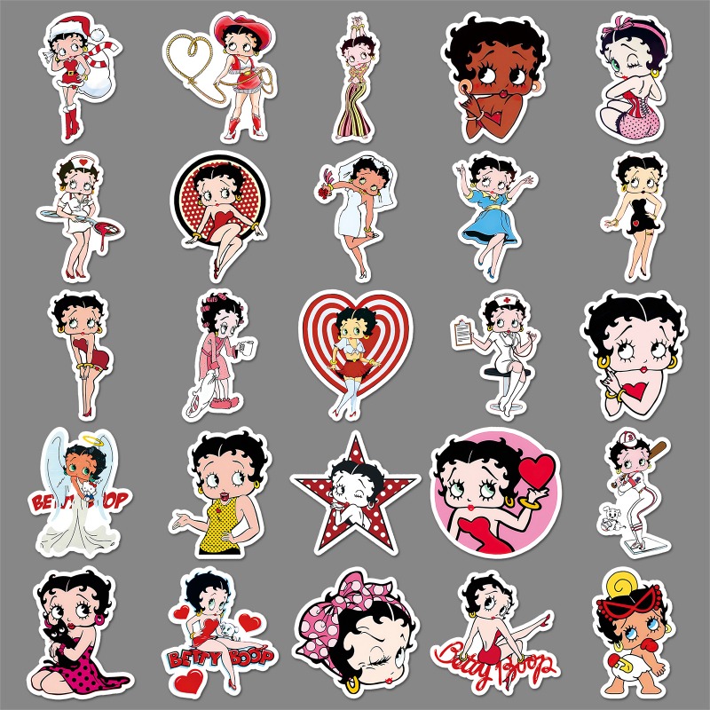 New 50pcs Betty Boop sticker h - Model Kit New review and price