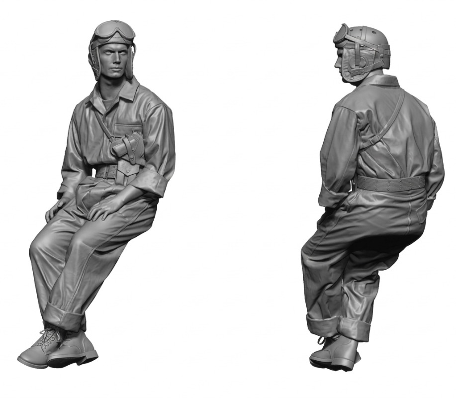 1/16 Scale Die Cast Resin Figu - Model Kit Ww2 review and price