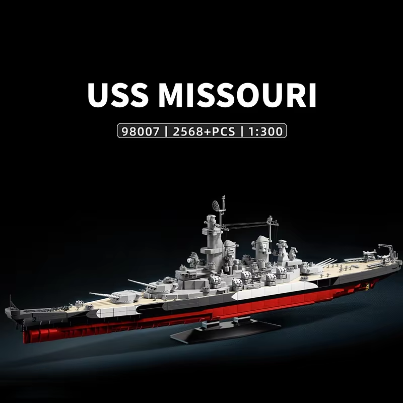2568pcs USS Missouri battleshi - Model Kit Uss Missouri review and price