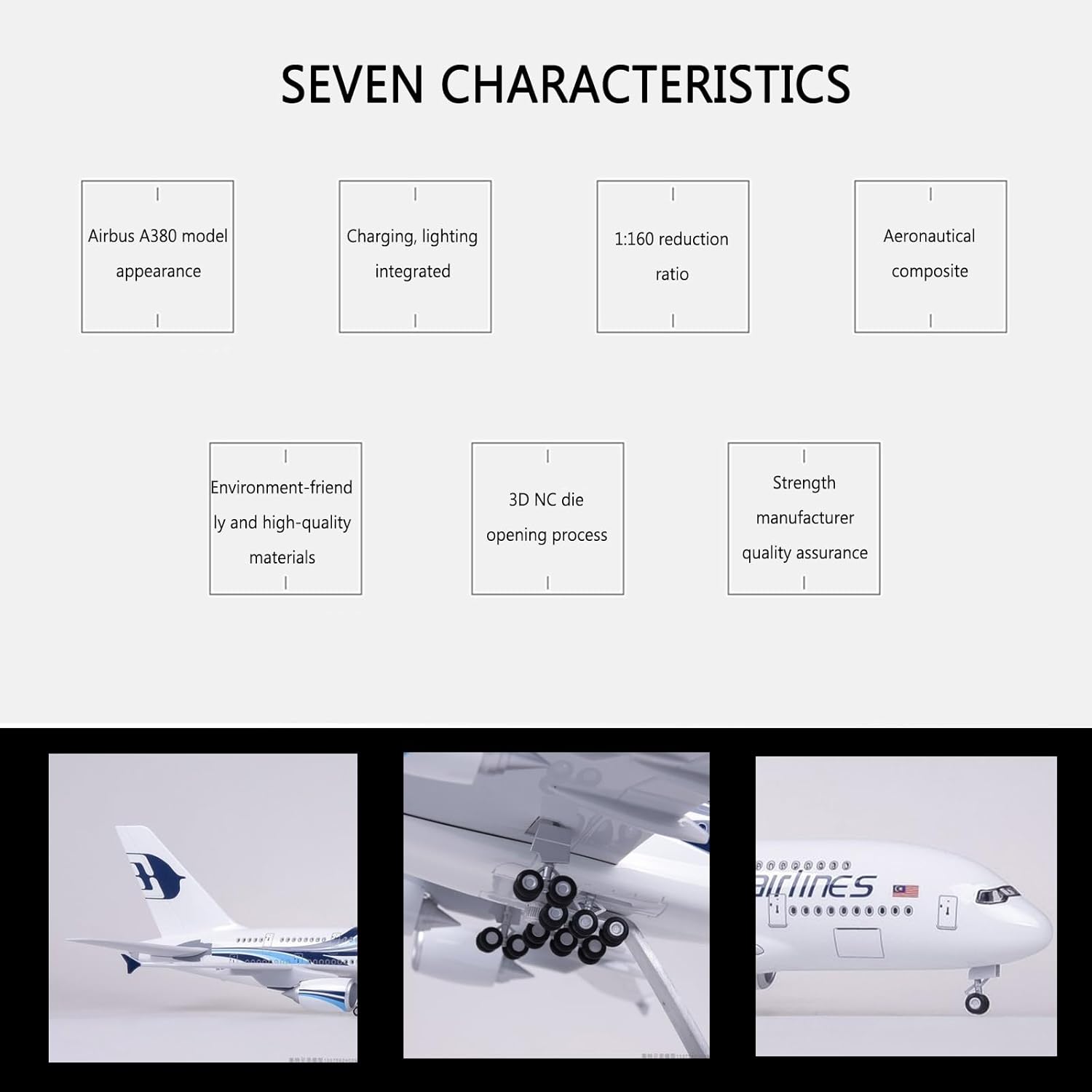 1:160 Scale Malaysia Airlines  - Model Kit Resin review and price