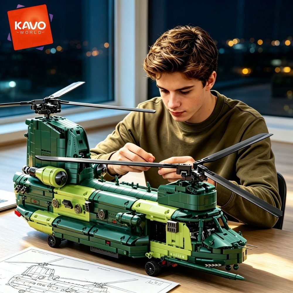 KAVOWORLD 1826pcs 32inch Large - Model Kit In Era review and price